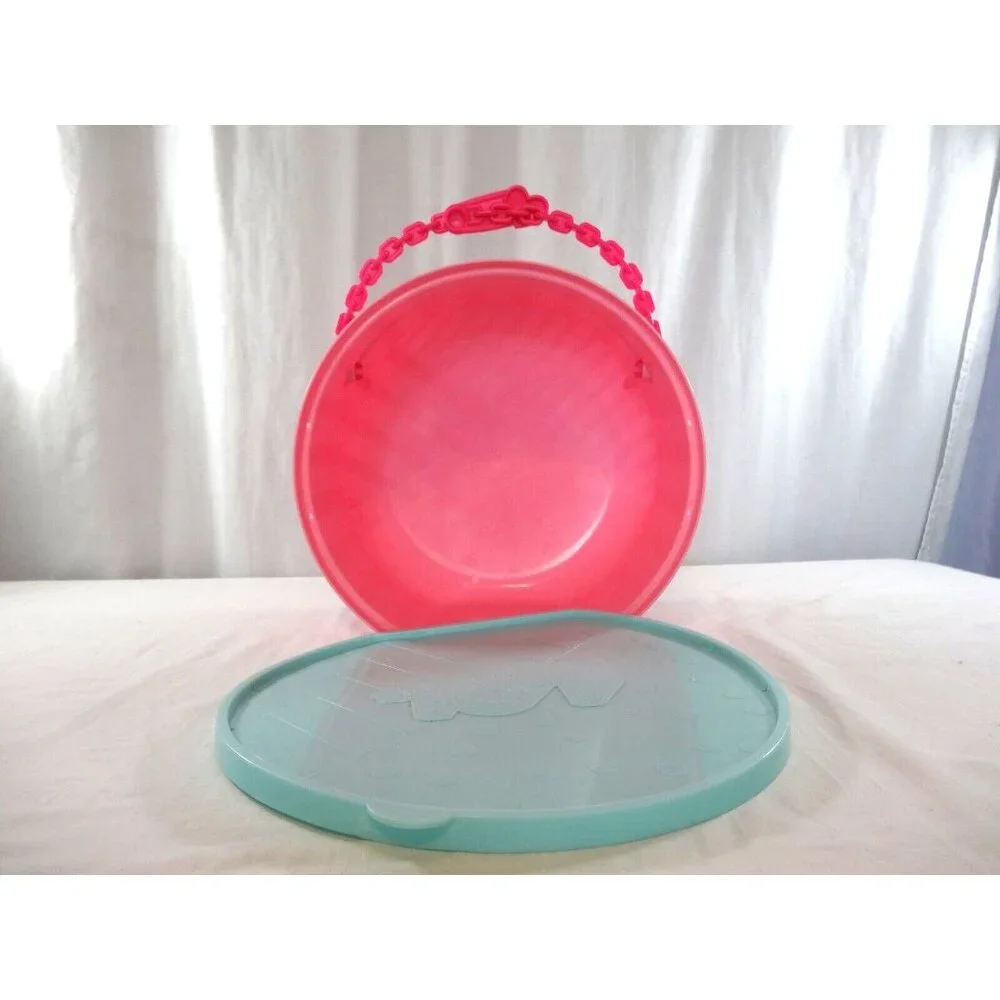 LOL Surprise Carrying Case Tote‎ Doll Storage Pink Teal with Handle CASE ONLY